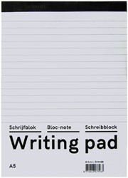 Schrijfblok Qbasic A5 60gr lijn