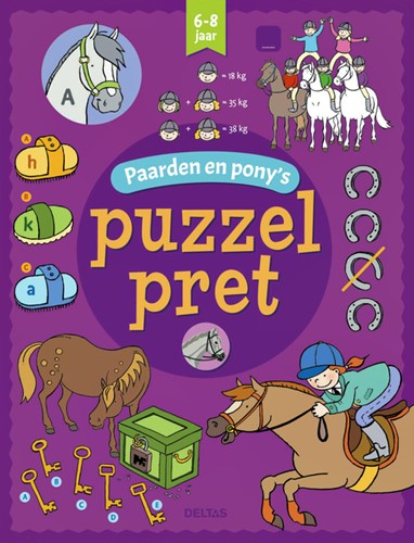 Puzzelpret Deltas Paarden en Pony's 6-8 jaar