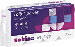 Toiletpapier Satino Prestige 4-laags 20m wit 043030