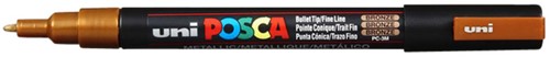 Verfstift Posca PC3M F brons