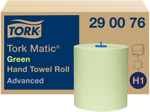 Handdoekrol Tork Matic H1 Advanced 2-laags 150m groen 290076