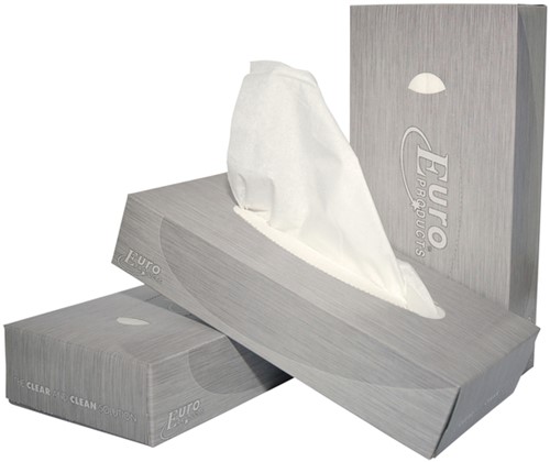 Facial tissues Euro 2-laags 100stuks