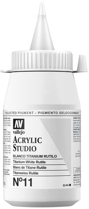 Acrylverf Acrylicos Vallejo 500ml 100 titaan wit Rutilo +++ (de) 11