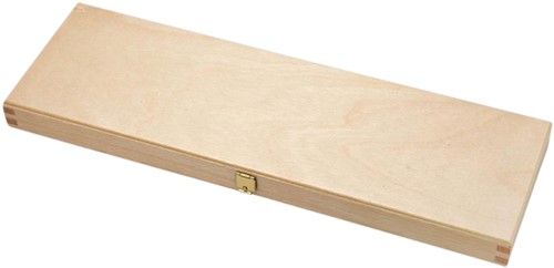 Penselendoos 26.5x7.5x3.5cm hout