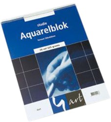Aquarelblok 4art 16x24 225gr