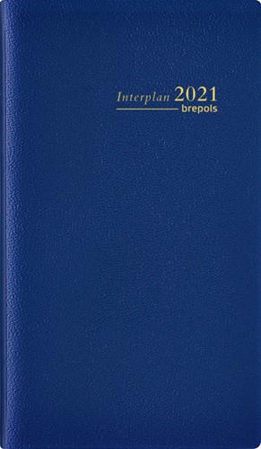 Dataplan spir. STND 9 X16 CM 7D/2P BLAUW