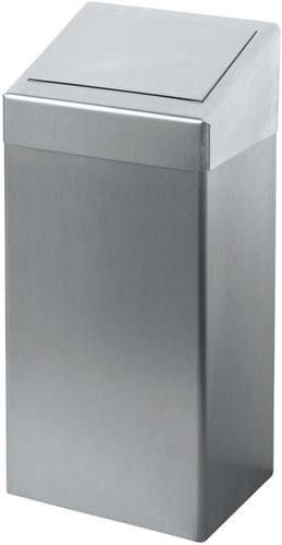 Afvalbak Euro RVS 50liter