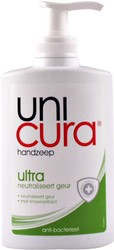 Handzeep Unicura vloeibaar Ultra 250ml met pomp