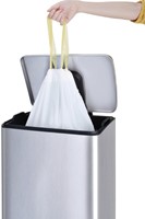Afvalzak EKO MDPE type F1 met trekband 49x68cm 18-28L wit-1