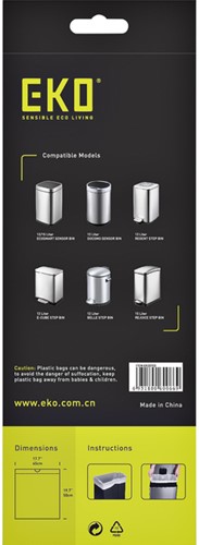 Afvalzak EKO MDPE type C met trekband 45x50cm 10-15L wit-3