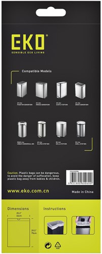 Afvalzak EKO MDPE type F met trekband 64x75cm 40-60L wit-3