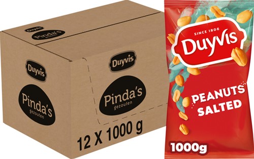 Pinda Duyvis gezouten zak1000 gram-3