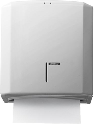 Dispenser Katrin 988113 vouwhanddoeken metaal wit