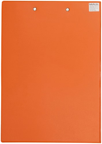 Klembordmap MAUL A4 staand met penlus PVC neon oranje-2