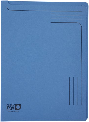 Insteekmap L-model Exacompta Clean'Safe bedrukt blauw