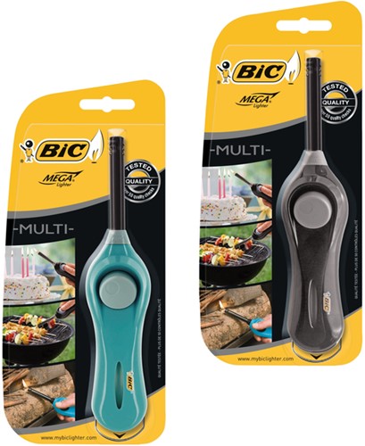 Aansteker Bic megalighter U140 multi assorti