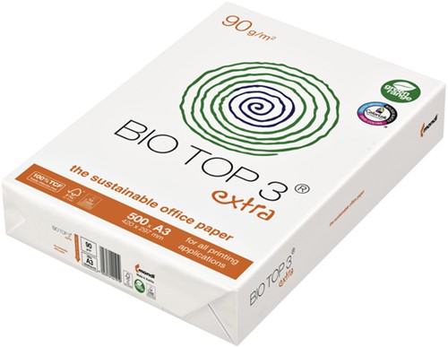Kopieerpapier BioTop 3 A3 90gr naturel 500vel