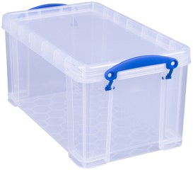 Opbergbox Really Useful 8 liter 340x200x175 mm transparant wit