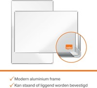 Whiteboard Nobo Premium Plus 60x90cm staal-3