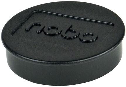 Magneet Nobo 38mm 2500gr zwart 10stuks