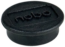 Magneet Nobo 24mm 600gr zwart 10stuks