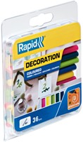 Lijmpatroon Rapid 7mm 5 kleuren assorti-2