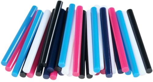 Lijmpatroon Rapid 7mm 5 kleuren assorti-1