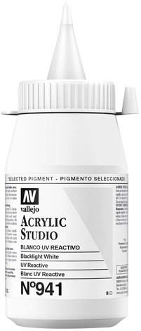 Acrylverf Acrylicos Vallejo 500ml Blacklight White
