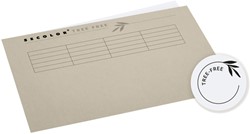 Vouwmap Secolor Tree-Free A4 gelijk 226gr grijs