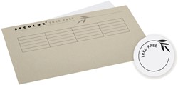 Vouwmap Secolor Tree-Free folio gelijk 226gr grijs