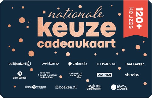 Cadeaukaart + envelop Keuzecadeau