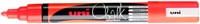 Krijtstift Uni-ball Chalk rond fluo oranje