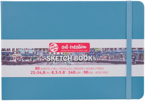 Schetsboek Talens Art Creation blauw 21x15cm 140gr 80vel