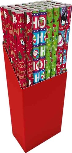 Inpakpapier Design Group Kerst 300x100cm assorti