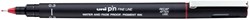 Fineliner Uni-ball Pin 0,3mm rood