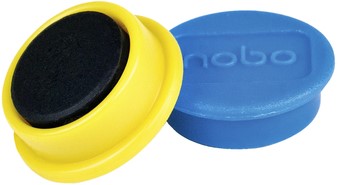 Magneet Nobo 13mm assorti 10stuks