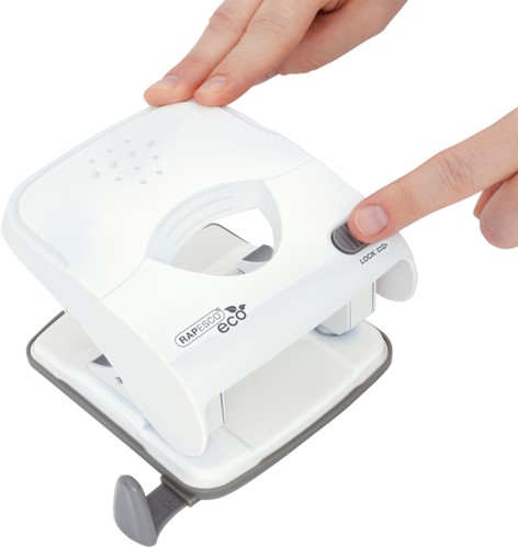 Perforator Rapesco Germ-Savvy antibacterieel 2-gaats wit-3