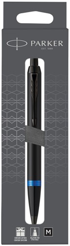 Balpen Parker IM black blue vibrant ring medium blister