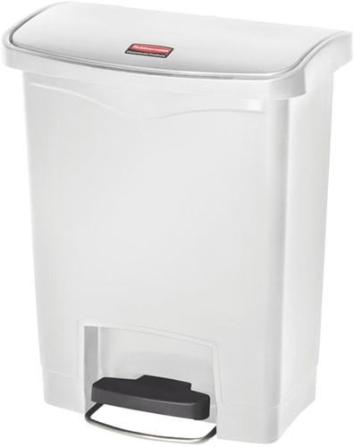 Pedaalemmer Rubbermaid Slim Jim Step-On 30L wit