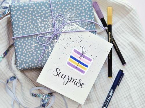 Brushpen edding 1340 glitter assorti set à 10 stuks-2