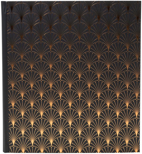 Fotoalbum Exacompta 29x32cm 60 zwarte pagina's Néo Déco zwart-3