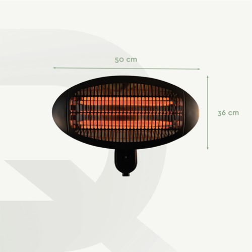 Terrasverwarmer BRASQ PHW100 hangend elektrisch-3