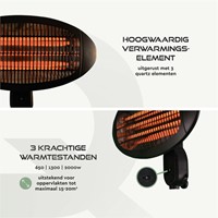 Terrasverwarmer BRASQ PHW100 hangend elektrisch-1