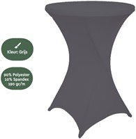 Tafelrok BRASQ voor statafel 80cm antraciet-1