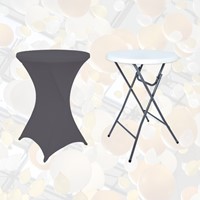 Tafelrok BRASQ voor statafel 80cm antraciet-2