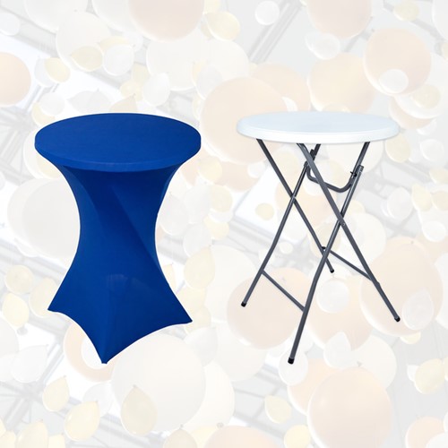 Tafelrok BRASQ voor statafel 80cm blauw-2