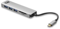 Hub ACT USB-C 3.0, 3x USB-A cardreader PD p-through-4