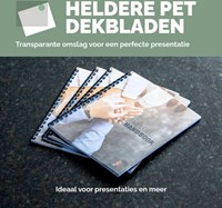 Voorblad Fellowes A4 PET 150micron recycled 100 stuks-1