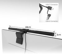 Monitorlamp ACT led dimbaar USB-1