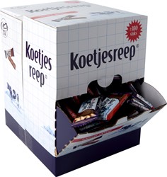 Chocolade Koetjesreep mini circa 180 stuks
